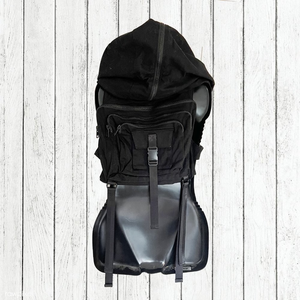 NWOT Dolls Kill x Darker Wavs Unisex Tactical Hoodie Backpack (XS/S)